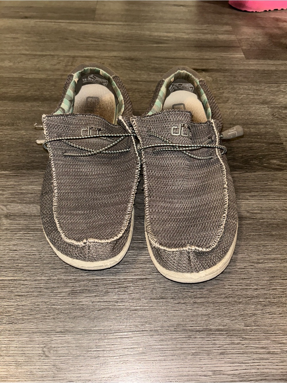 Hey Dude Brown Knit Slip-On Loafers